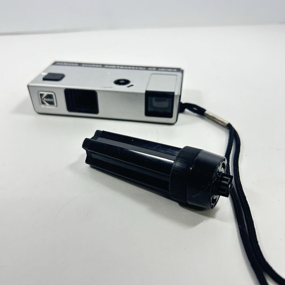 Vintage Kodak Pocket Instamatic 10 Camera with Magicube Flash Extender